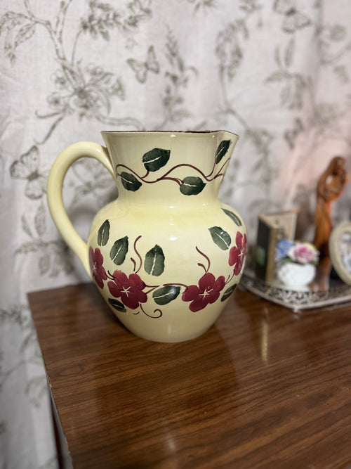 Sole di Toscana hand-painted ceramic pitcher